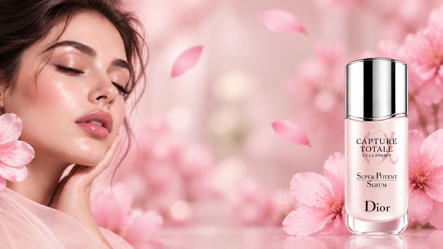 Globale Esthétique — soin visage et fleurs de cerisier