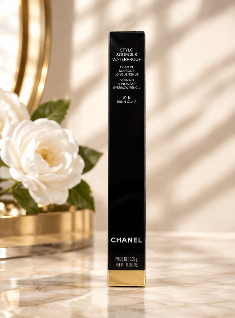 CHANEL CHANEL Stylo Sourcils Waterproof – Crayon Sourcils Longue Tenue 61 B Brun Clair