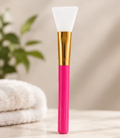  Pinceau applicateur de masque visage rose et doré