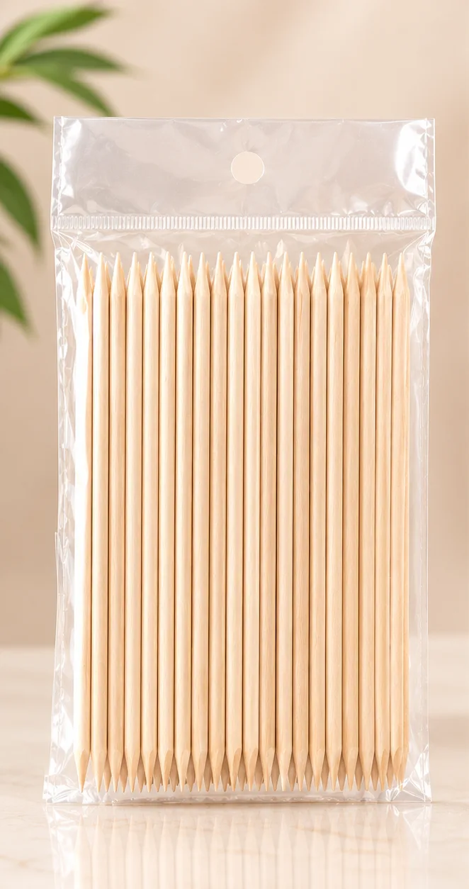  Bâtonnets en bois pour manucure