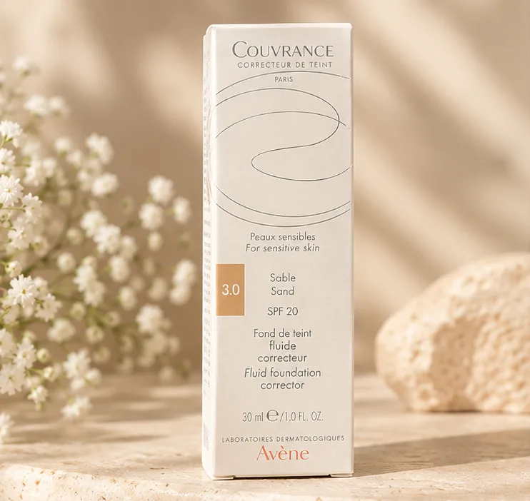 Avène Avène Couvrance Fond de Teint Fluide Correcteur SPF 20 – Teinte 3.0 Sable